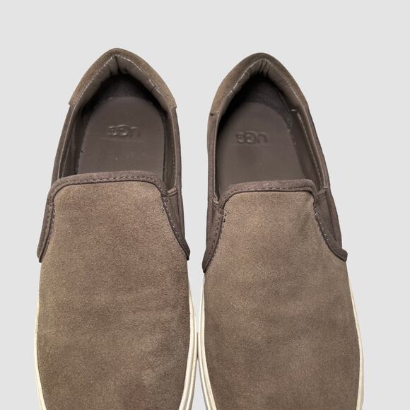 UGG Brown Suede Slip-On Sneakers Women's Size 8 (EU 39) Casual Comfort Shoes - Picture 4 of 11
